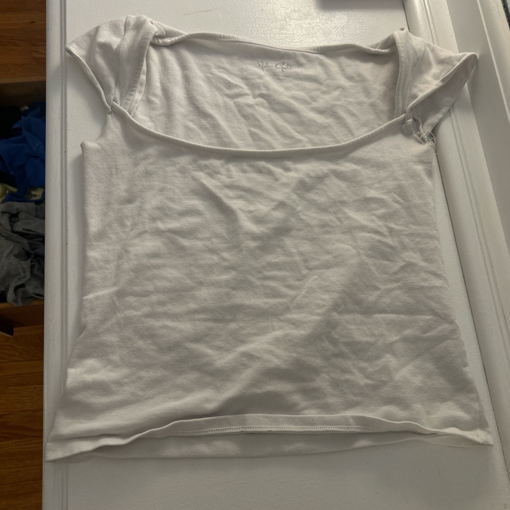 PacSun White Short Sleeve Top